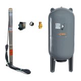 Zestaw pompa IBO 3,5 SDM 3/11 antypiaskowa 230V, zbiornik 500L GBV pionowy