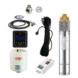 Zestaw głębinowy pompa IBO 4 SKM 100 z falownikiem IVR-08 i zbiornikiem