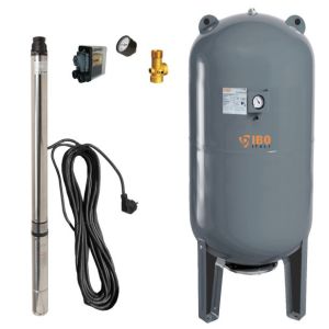 Zestaw pompa IBO 3,5 SCM 3/25 230V, zbiornik 500L GBV pionowy
