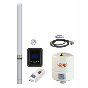 Zestaw pompa 4 IPRO 4/015S 230V  + falownik IBO IVR-08-020s + zbiornik
