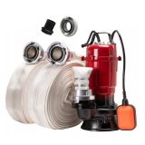 Pompa do szamba HUNTER z rozdrabniaczem + 50m WĄŻ STRAŻACKI