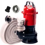 Pompa HUNTER rozdrabniacz + 30m WĄŻ STRAŻACKI